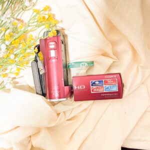 ✧ SONY HANDYCAM CX220 – RED (WITH ORIGINAL BOX) ✧˖° ♡